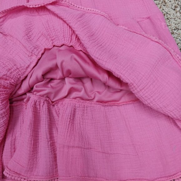 3508 Size XL Umgee Bubble Gum Pink Dress. NWT. - Picture 3 of 8